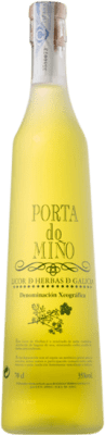 19,95 € Kostenloser Versand | Kräuterlikör Terras Gauda Porta do Miño D.O. Orujo de Galicia Galizien Spanien Flasche 70 cl