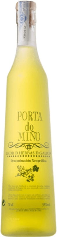 19,95 € Spedizione Gratuita | Liquore alle erbe Terras Gauda Porta do Miño D.O. Orujo de Galicia Galizia Spagna Bottiglia 70 cl