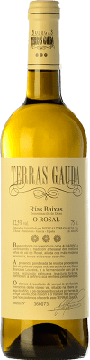 19,95 € Envio grátis | Vinho branco Terras Gauda D.O. Rías Baixas Galiza Espanha Loureiro, Albariño, Caíño Branco Garrafa 75 cl