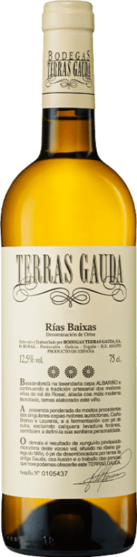 19,95 € Kostenloser Versand | Weißwein Terras Gauda D.O. Rías Baixas Galizien Spanien Loureiro, Albariño — Albarinho, Caíño 75 cl