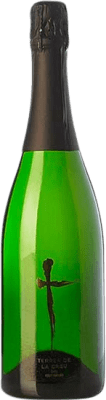 9,95 € Envio grátis | Espumante branco Terrer de la Creu Brut Nature Jovem D.O. Cava Catalunha Espanha Macabeo, Xarel·lo, Parellada Garrafa 75 cl