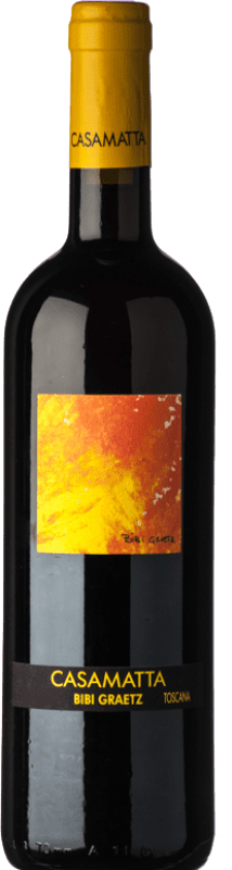26,95 € Spedizione Gratuita | Vino Rosso Bibi Graetz Casamatta I.G.T. Toscana Toscana Italia Sangiovese Bottiglia 75 cl