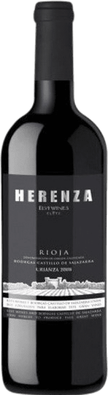 17,95 € Free Shipping | Red wine Elvi Herenza Kosher Aged D.O.Ca. Rioja The Rioja Spain Tempranillo Bottle 75 cl