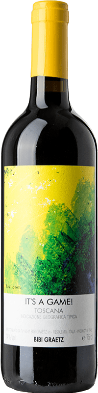 19,95 € Envío gratis | Vino tinto Bibi Graetz It's a Game I.G.T. Toscana Toscana Italia Merlot, Syrah, Cabernet Franc Botella 75 cl