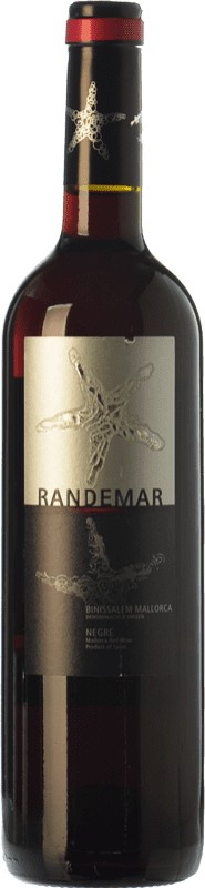 8,95 € Free Shipping | Red wine Tianna Negre Randemar Negre Young D.O. Binissalem Balearic Islands Spain Merlot, Syrah, Cabernet Sauvignon, Mantonegro Bottle 75 cl