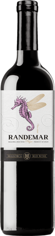 10,95 € Free Shipping | Red Wine Tianna Negre Randemar Young D.O. Binissalem Balearic Islands Spain Merlot, Syrah — Shiraz, Cabernet Sauvignon, Mantonegro Bottle 75 cl