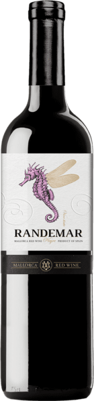 11,95 € 送料無料 | 赤ワイン Tianna Negre Randemar Negre 若い D.O. Binissalem バレアレス諸島 スペイン Merlot, Syrah, Cabernet Sauvignon, Mantonegro ボトル 75 cl