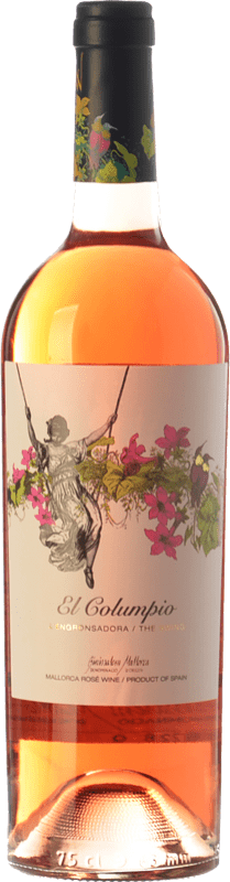 16,95 € Kostenloser Versand | Rosé-Wein Tianna Negre Ses Nines El Columpio Rosat D.O. Binissalem Balearen Spanien Syrah, Mantonegro Flasche 75 cl