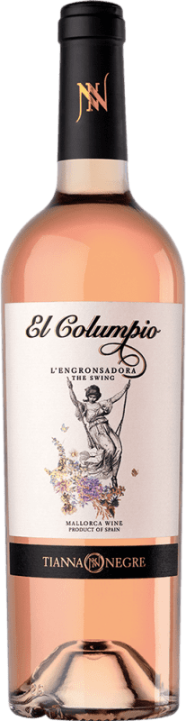 14,95 € Kostenloser Versand | Roséwein Tianna Negre Ses Nines El Columpio Rosat D.O. Binissalem Balearen Spanien Syrah, Mantonegro Flasche 75 cl