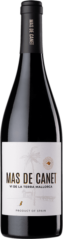 8,95 € Free Shipping | Red wine Tianna Negre Ses Nines Mas de Canet Young D.O. Binissalem Balearic Islands Spain Merlot, Syrah, Callet, Mantonegro Bottle 75 cl