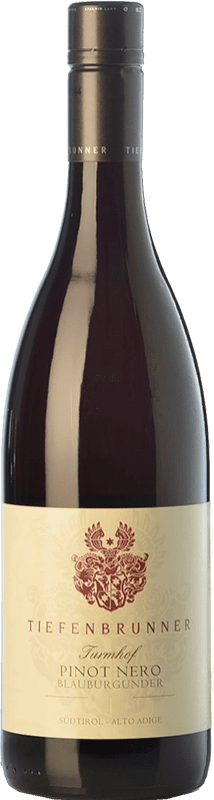 21,95 € Kostenloser Versand | Rotwein Tiefenbrunner Pinot Nero Turmhof D.O.C. Alto Adige Trentino-Südtirol Italien Spätburgunder Flasche 75 cl