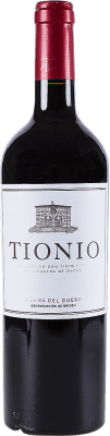 25,95 € 免费送货 | 红酒 Tionio 岁 D.O. Ribera del Duero 卡斯蒂利亚莱昂 西班牙 Tempranillo 瓶子 75 cl