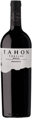 27,95 € Бесплатная доставка | Красное вино Tobelos Tahón Резерв D.O.Ca. Rioja Ла-Риоха Испания Tempranillo бутылка 75 cl