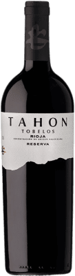 19,95 € Envio grátis | Vinho tinto Tobelos Tahón Reserva D.O.Ca. Rioja La Rioja Espanha Tempranillo Garrafa 75 cl