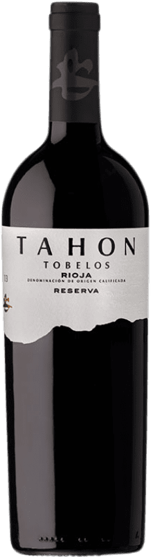 27,95 € Бесплатная доставка | Красное вино Tobelos Tahón Резерв D.O.Ca. Rioja Ла-Риоха Испания Tempranillo бутылка 75 cl