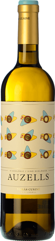 16,95 € Spedizione Gratuita | Vino Bianco Tomàs Cusiné Auzells Crianza — Invecchiato in Botte D.O. Costers del Segre Catalogna Spagna Viognier, Macabeo, Chardonnay, Sauvignon, Müller-Thurgau, Moscatel — Moscato Bottiglia 75 cl