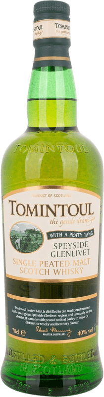 49,95 € Free Shipping | Single Malt Whisky Tomintoul Tang Peated Speyside United Kingdom Bottle 70 cl