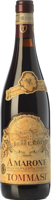 74,95 € Envoi gratuit | Vin Rouge Tommasi Classique D.O.C.G. Amarone della Valpolicella Vénétie Italie Corvina, Rondinella, Corvinone, Oseleta Bouteille 75 cl