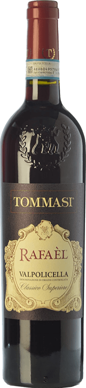 13,95 € Free Shipping | Red wine Tommasi Classico Superiore Rafaèl D.O.C. Valpolicella Veneto Italy Corvina, Rondinella, Molinara Bottle 75 cl