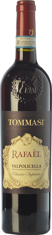 15,95 € Kostenloser Versand | Rotwein Tommasi Rafaèl Classico Superiore D.O.C. Valpolicella Venetien Italien Corvina, Rondinella, Molinara Flasche 75 cl