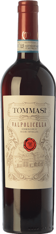 15,95 € Free Shipping | Red wine Tommasi D.O.C. Valpolicella Veneto Italy Corvina, Rondinella, Molinara Bottle 75 cl