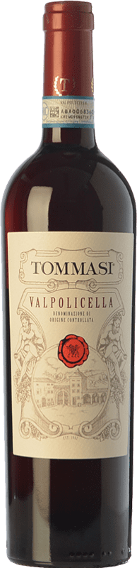 16,95 € Envío gratis | Vino tinto Tommasi D.O.C. Valpolicella Veneto Italia Corvina, Rondinella, Molinara Botella 75 cl