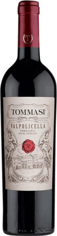 18,95 € Free Shipping | Red Wine Tommasi D.O.C. Valpolicella Veneto Italy Corvina, Rondinella, Molinara 75 cl