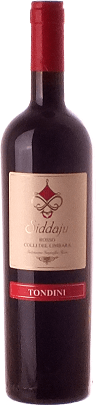 42,95 € Free Shipping | Red wine Tondini Siddaju I.G.T. Colli del Limbara Sardegna Italy Sangiovese, Nebbiolo, Cannonau Bottle 75 cl