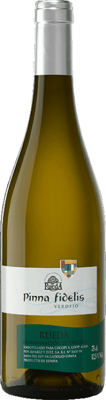 10,95 € Бесплатная доставка | Белое вино Pinna Fidelis D.O. Rueda Кастилия-Леон Испания Verdejo бутылка 75 cl