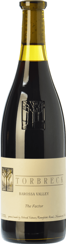 152,95 € Free Shipping | Red Wine Torbreck The Factor Reserve — Aged I.G. Barossa Valley Barossa Valley Australia Syrah — Shiraz Bottle 75 cl