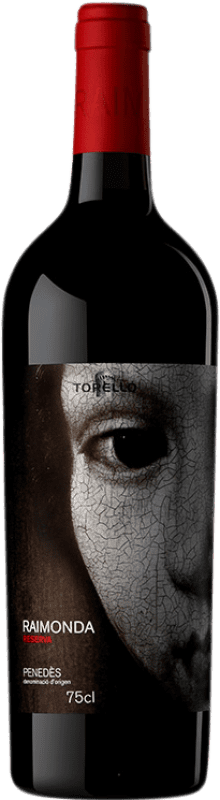 19,95 € Free Shipping | Red Wine Torelló Raimonda Reserve — Aged D.O. Penedès Catalonia Spain Tempranillo, Merlot, Cabernet Sauvignon Bottle 75 cl