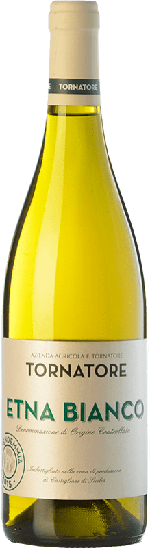 19,95 € Бесплатная доставка | Белое вино Tornatore Bianco D.O.C. Etna Сицилия Италия Carricante, Catarratto бутылка 75 cl