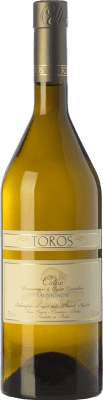 28,95 € Spedizione Gratuita | Vino bianco Toros D.O.C. Collio Goriziano-Collio Friuli-Venezia Giulia Italia Sauvignon Bottiglia 75 cl