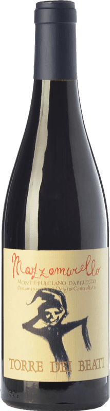 37,95 € 送料無料 | 赤ワイン Torre dei Beati Mazzamurello D.O.C. Montepulciano d'Abruzzo アブルッツォ イタリア Montepulciano 有機 ボトル 75 cl