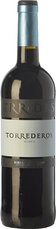 7,95 € Бесплатная доставка | Красное вино Torrederos Дуб D.O. Ribera del Duero Кастилия-Леон Испания Tempranillo — Темпранильо 75 cl