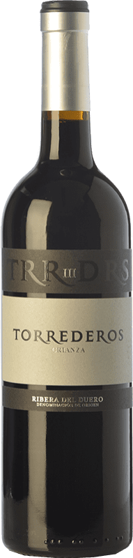 12,95 € Kostenloser Versand | Rotwein Torrederos Crianza — Kurze Fassreifung D.O. Ribera del Duero Kastilien und León Spanien Tempranillo Flasche 75 cl