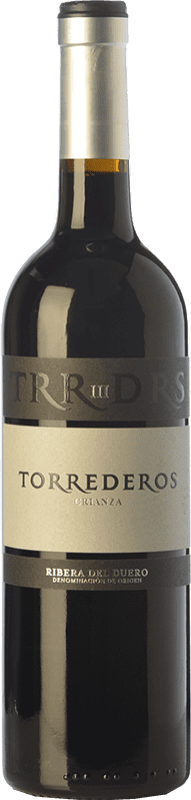 48,95 € Spedizione Gratuita | Vino rosso Torrederos Crianza D.O. Ribera del Duero Castilla y León Spagna Tempranillo Bottiglia 75 cl