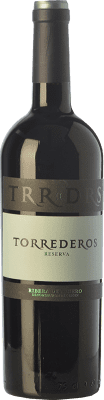 19,95 € 免费送货 | 红酒 Torrederos 预订 D.O. Ribera del Duero 卡斯蒂利亚莱昂 西班牙 Tempranillo 瓶子 75 cl