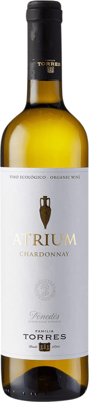 12,95 € Free Shipping | White wine Torres Atrium Chardonnay Aged D.O. Penedès Catalonia Spain Chardonnay, Parellada Bottle 75 cl