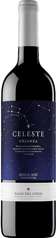 23,95 € Envío gratis | Vino tinto Torres Celeste Crianza D.O. Ribera del Duero Castilla y León España Tempranillo Botella 75 cl