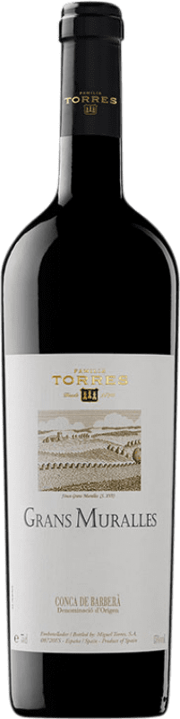 127,95 € Envoi gratuit | Vin Rouge Torres Grans Muralles Crianza D.O. Conca de Barberà Catalogne Espagne Garnacha — Grenache, Monastrell, Cariñena — Carignan Bouteille 75 cl