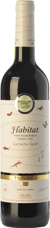 10,95 € Free Shipping | Red Wine Torres Hábitat Orgánico Young D.O. Catalunya Catalonia Spain Syrah, Grenache Eco Organic Bottle 75 cl