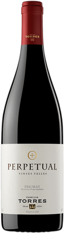 92,95 € Spedizione Gratuita | Vino rosso Torres Perpetual Crianza D.O.Ca. Priorat Catalogna Spagna Grenache, Carignan Bottiglia 75 cl