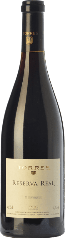179,95 € Free Shipping | Red Wine Torres Real Reserve — Aged D.O. Penedès Catalonia Spain Merlot, Cabernet Sauvignon, Cabernet Franc Bottle 75 cl