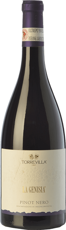 12,95 € Бесплатная доставка | Красное вино Torrevilla La Genisia Pinot Nero D.O.C. Oltrepò Pavese Ломбардии Италия Pinot Black бутылка 75 cl