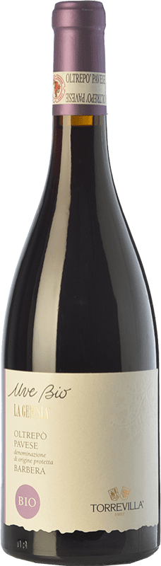 9,95 € Envío gratis | Vino tinto Torrevilla La Genisia Bio D.O.C. Oltrepò Pavese Lombardia Italia Barbera Botella 75 cl