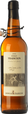 44,95 € Kostenloser Versand | Verstärkter Wein Tradición Fino Saca de Otoño D.O. Manzanilla-Sanlúcar de Barrameda Andalusien Spanien Palomino Fino Flasche 75 cl
