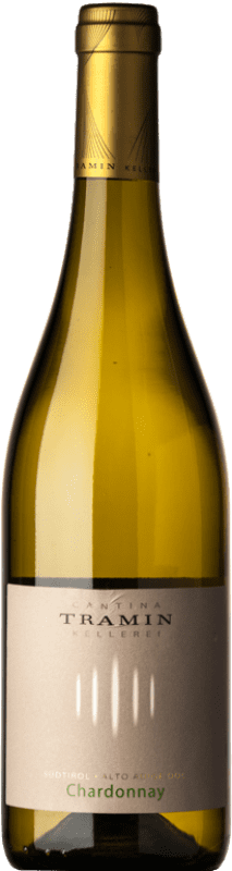 12,95 € Envio grátis | Vinho branco Tramin D.O.C. Alto Adige Trentino-Alto Adige Itália Chardonnay Garrafa 75 cl