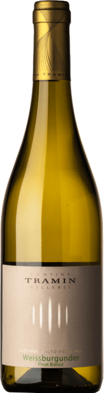 12,95 € Kostenloser Versand | Weißwein Tramin D.O.C. Alto Adige Trentino-Südtirol Italien Pinot Blanc — Weißburgunder Flasche 75 cl