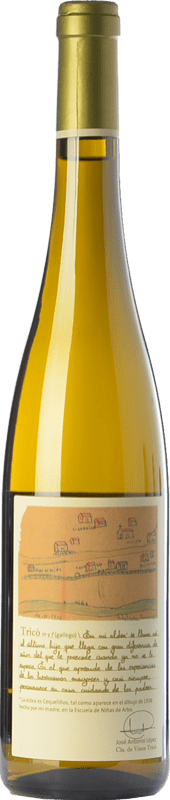 31,95 € Kostenloser Versand | Weißwein Tricó D.O. Rías Baixas Galizien Spanien Albariño Flasche 75 cl